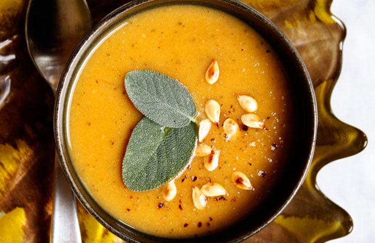 Squash Apple Sage Soup