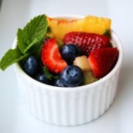 Seasonal Delight: Fruit Salad Recipe with a Honey-Mint Lime Dressing