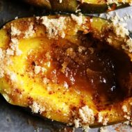Acorn Squash Recipe with Brown Sugar Butter Sauce