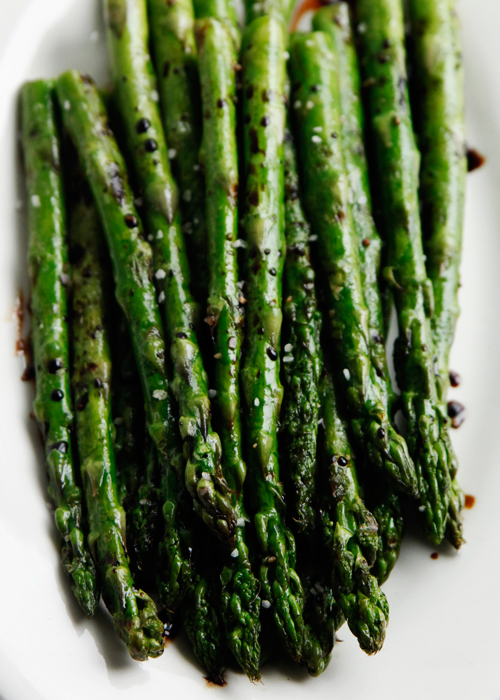 Grilled Asparagus With Reduced Balsamic Vinegar Recipe