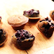 Blackberry Yogurt Muffins
