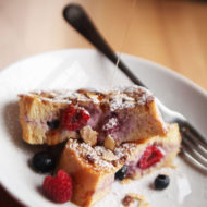 Stuffed French Toast with Berries and Cream