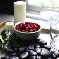 How to Make Easy Holiday DIY Cranberry Candle Centerpieces