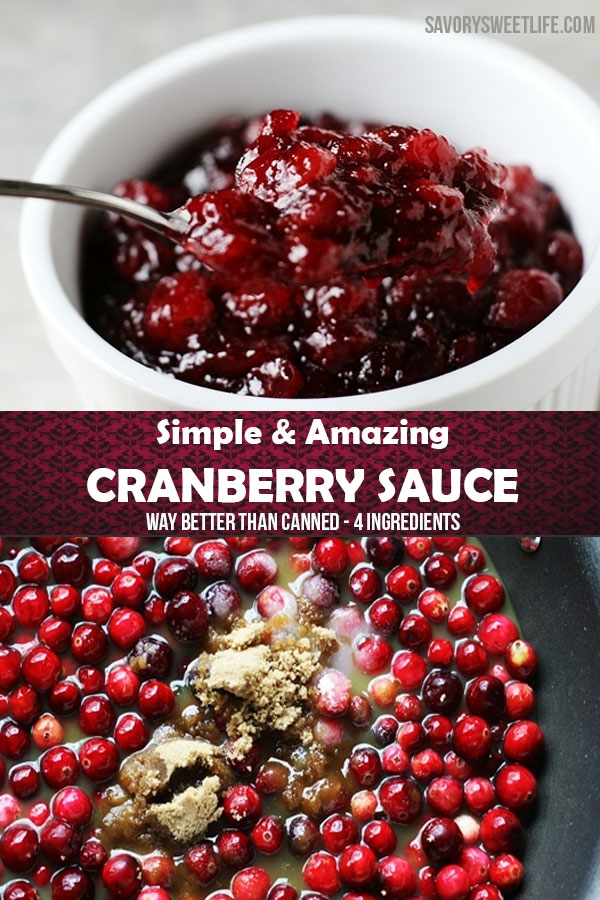 Cranberry Sauce with Fresh Cranberries